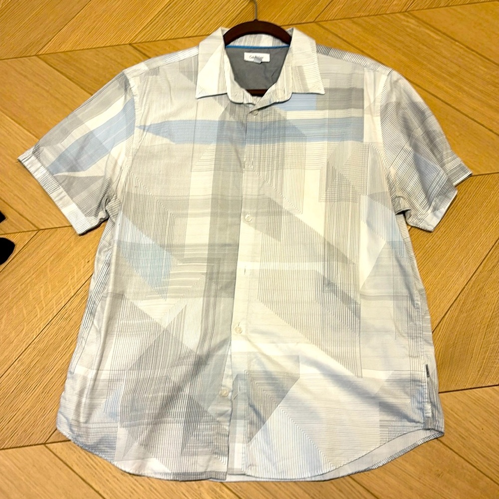 Calvin Klein Men’s Stretch cotton shirt L